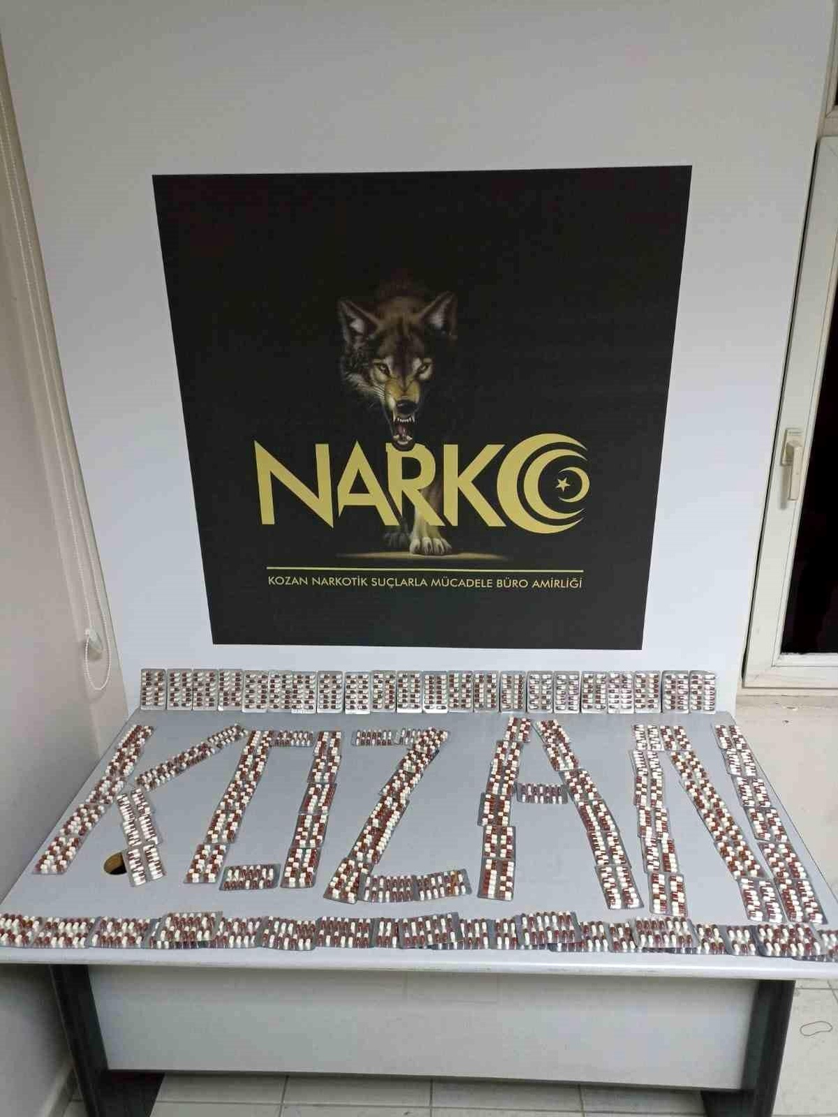 Kozan\'da Uyuşturucu Hap Ele Geçirildi