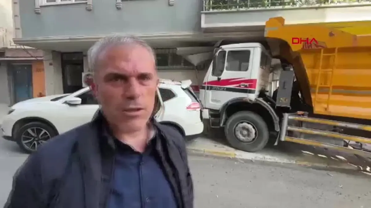 Kamyon Yokuştan Aşağı Düştü