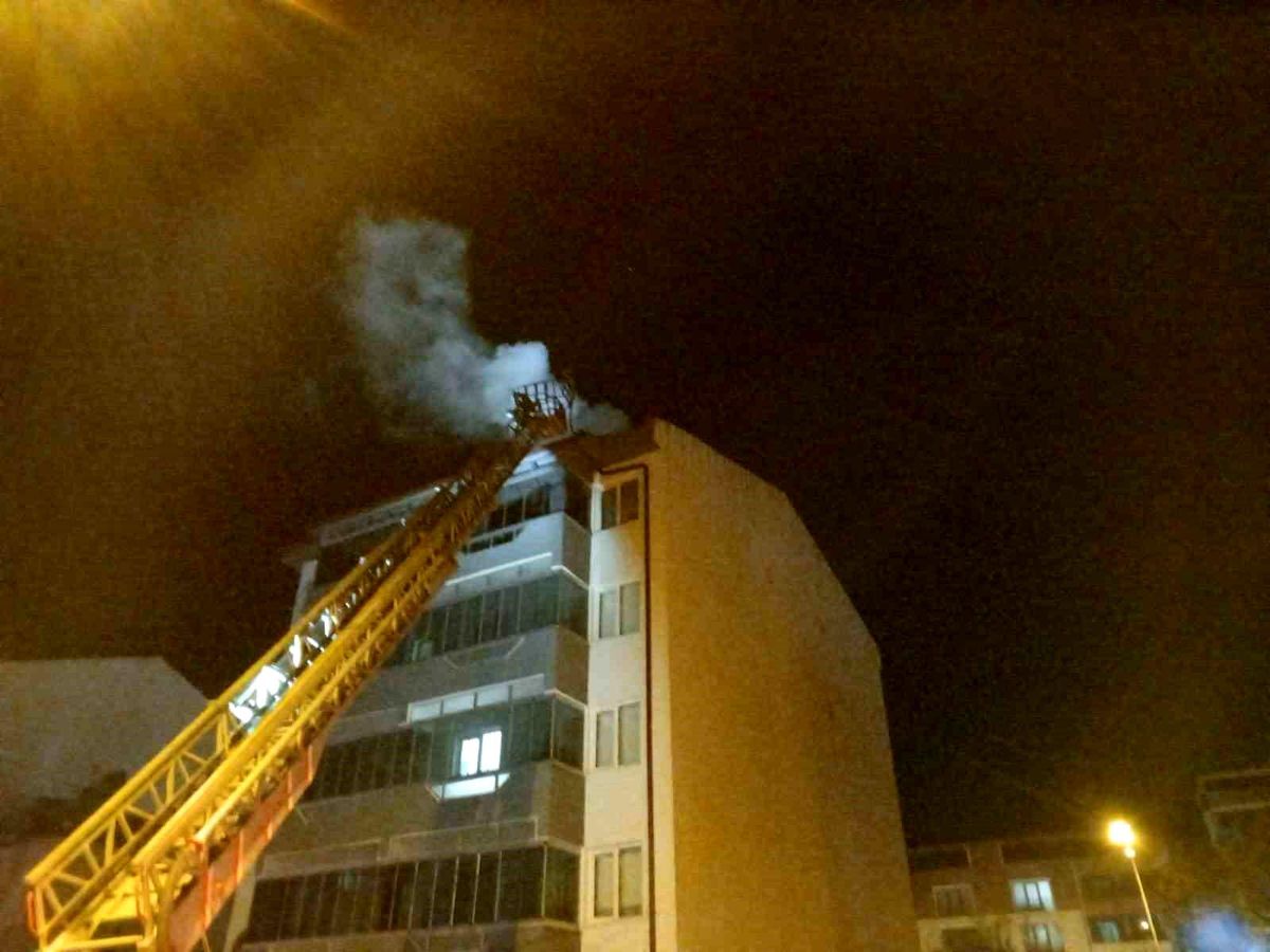 Bilecik\'te Fırın Bacasında Yangın Paniği