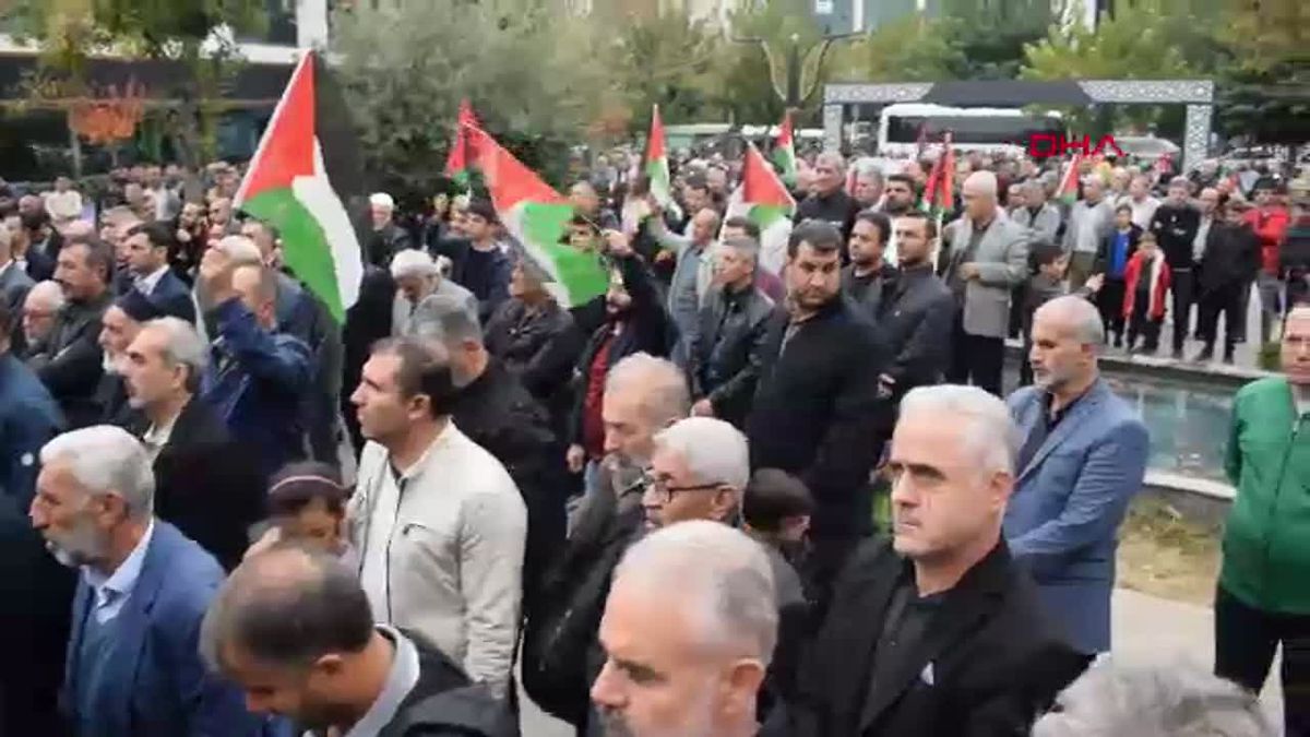 Batman\'da İsrail Saldırılarına Protesto