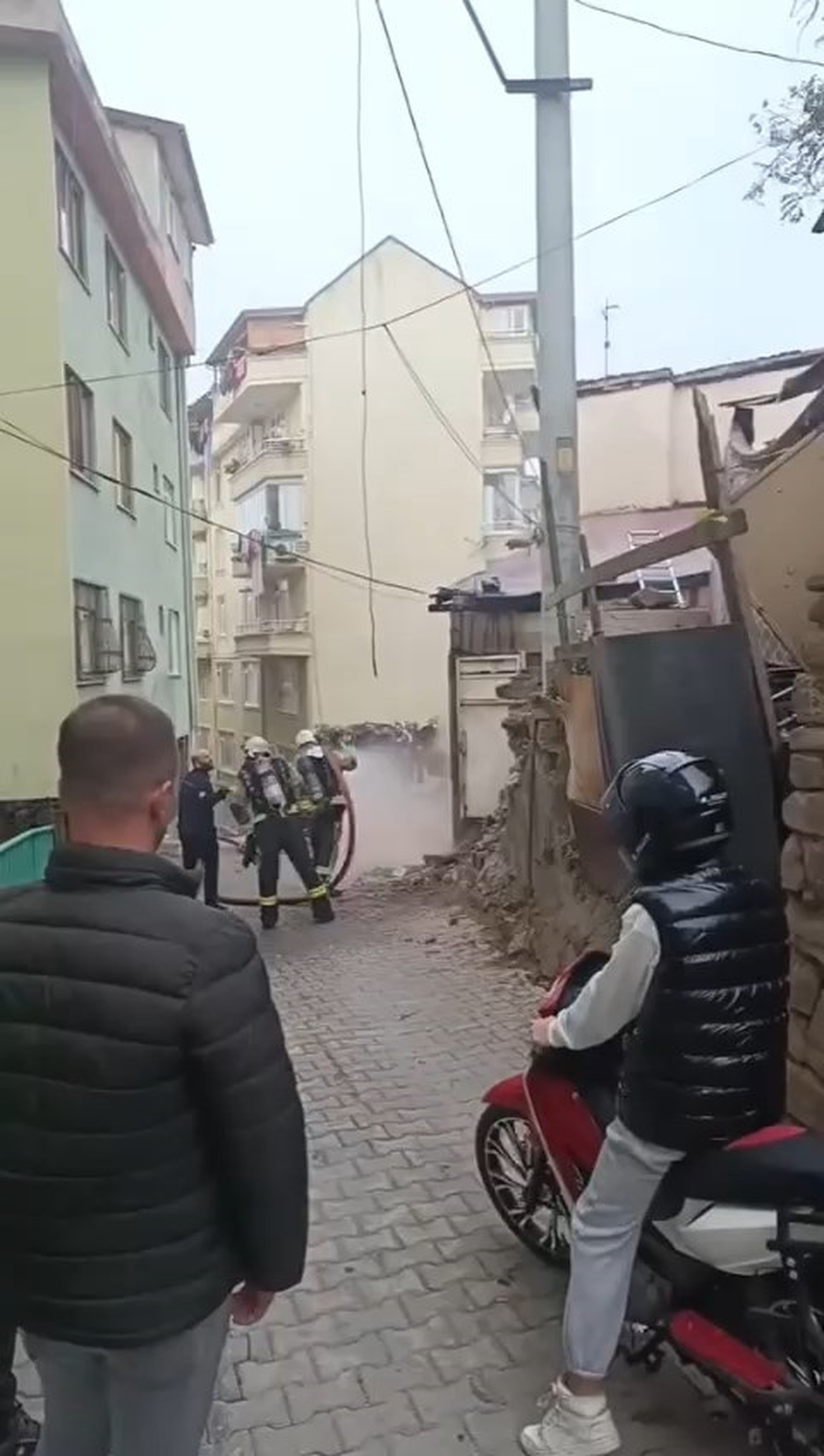 İzmit\'te Doğal Gaz Yangını