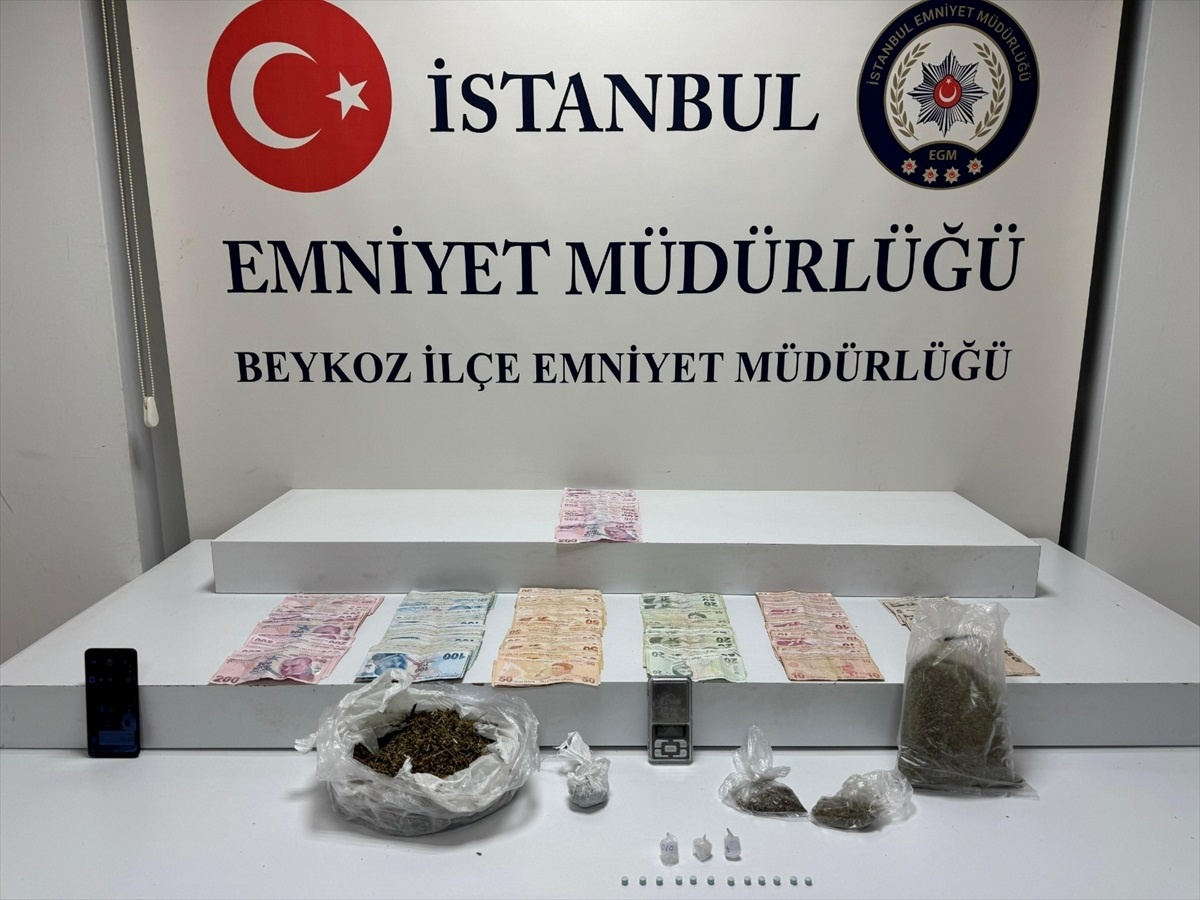 Beykoz\'da Uyuşturucu Operasyonu: 5 Gözaltı