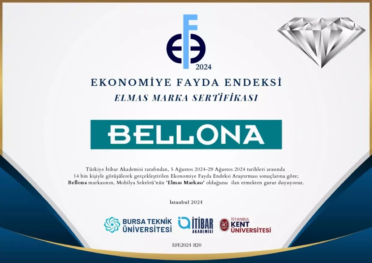 Mobilya Sektörünün Elmas Markası Bellona!