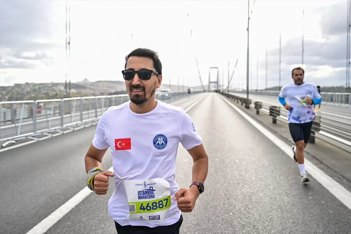 46. İstanbul Maratonu\'nda kurumsal koşu yapıldı