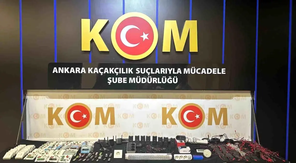 Ankara\'da Kaçakçılık Operasyonu: 1 Gözaltı