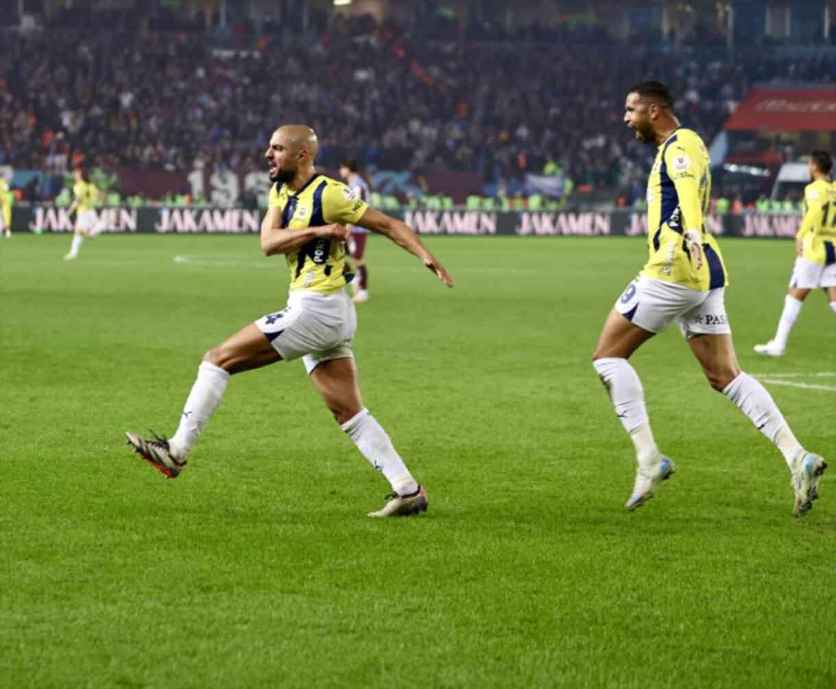 Fenerbahçe, Trabzonspor'u deplasmanda 3-2 yendi