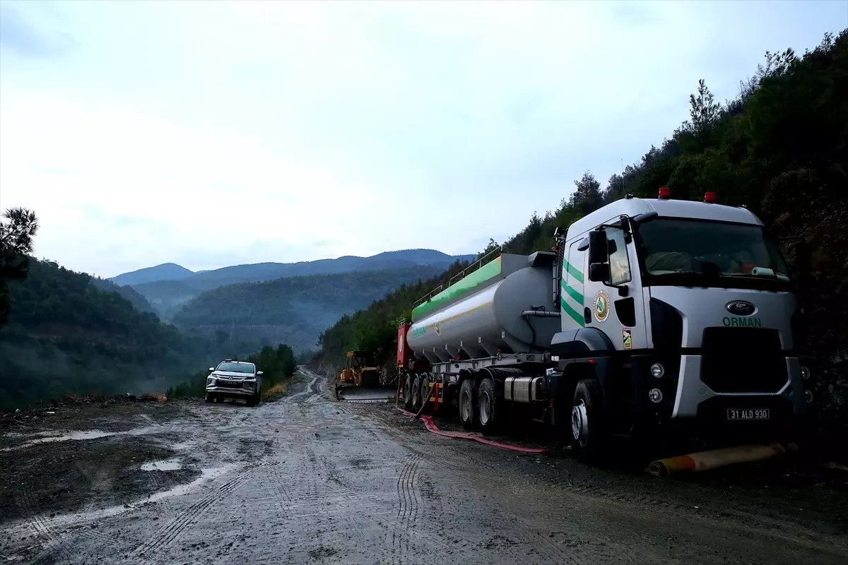 Hatay\'da Orman Yangını Kontrol Altına Alındı