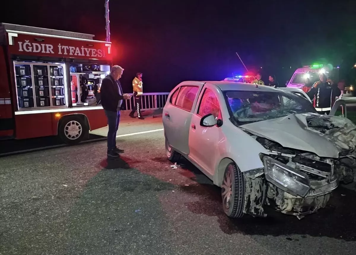 Iğdır\'da Kaza: 1 Ölü, 2 Yaralı