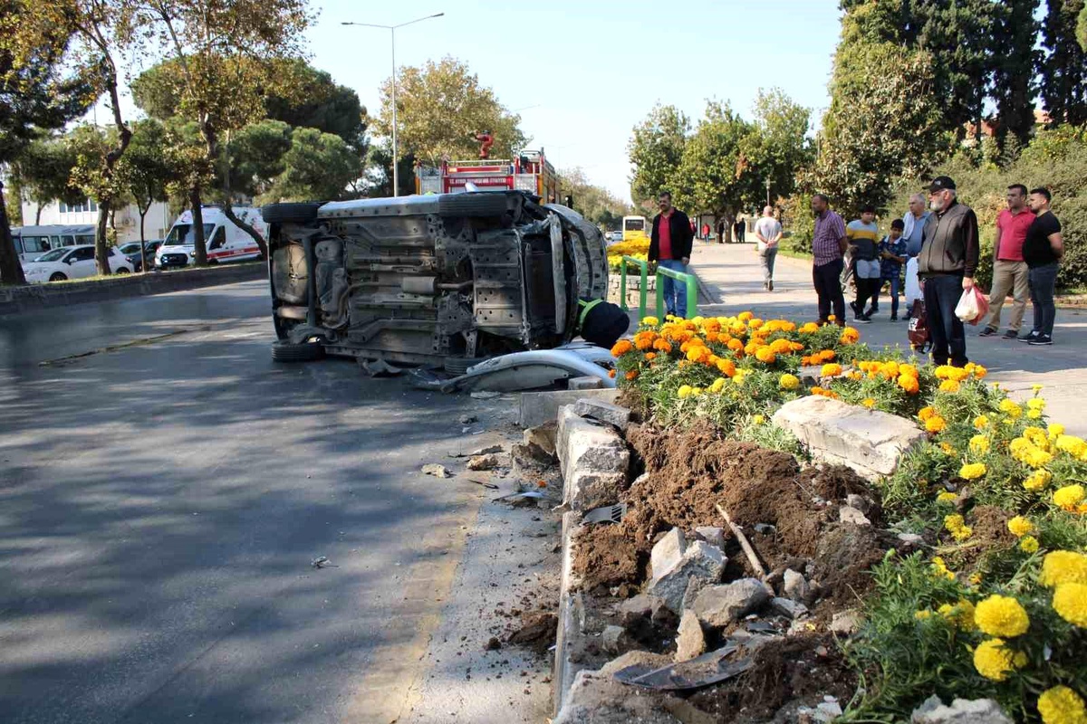 Aydın\'da Kaza: Sürücü Yaralandı