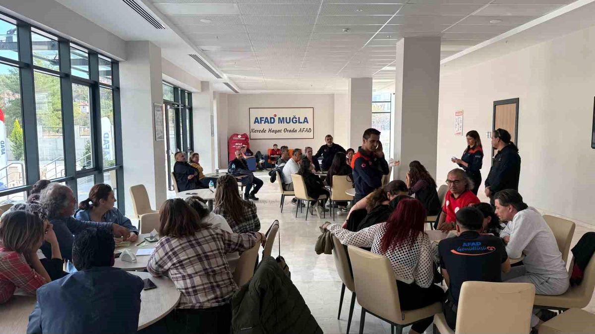 Muğla\'da AFAD Gönüllüleri Buluştu