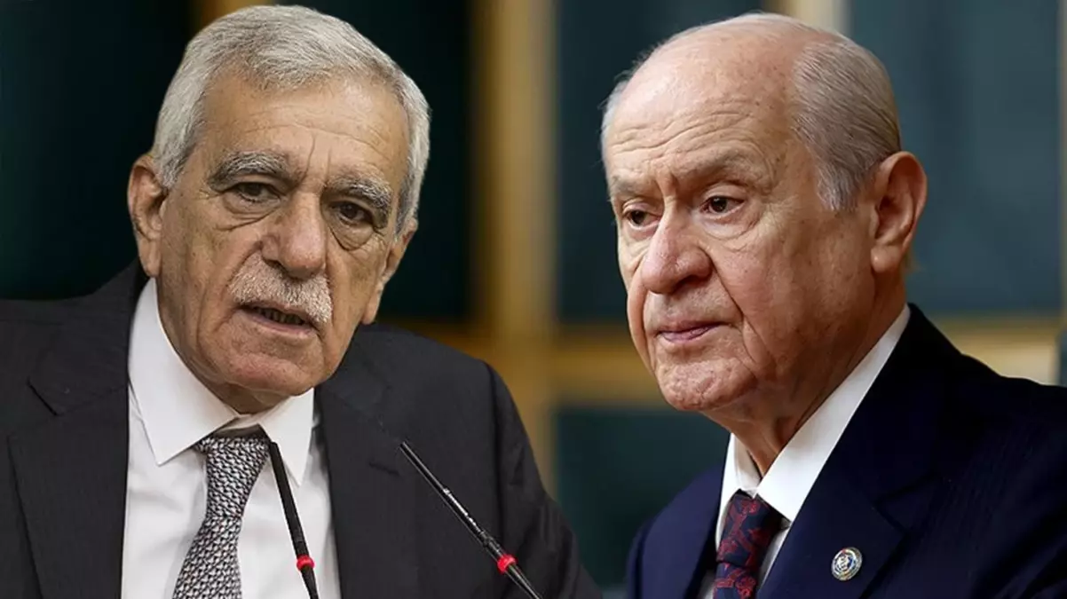 Ahmet Türk\'ün Devlet Bahçeli\'ye teşekkür ettiği görüntüler yeniden gündem oldu