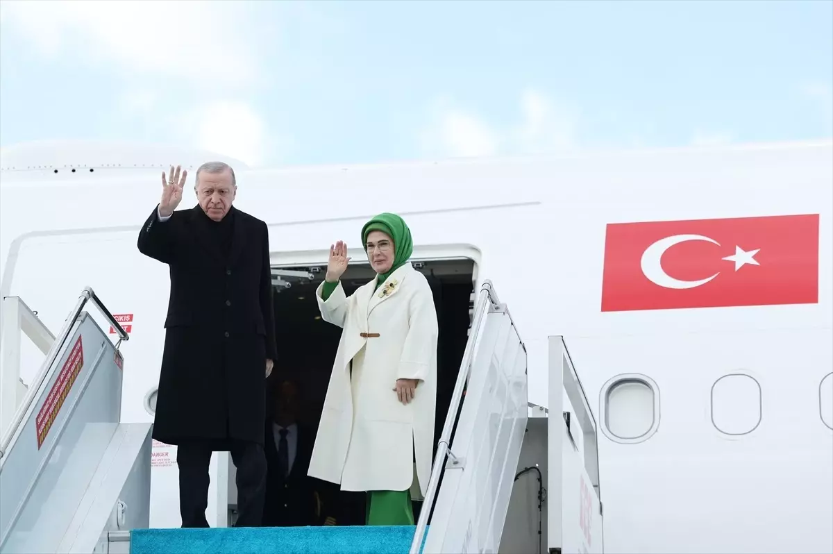 Cumhurbaşkanı Erdoğan Kırgızistan\'a gitti