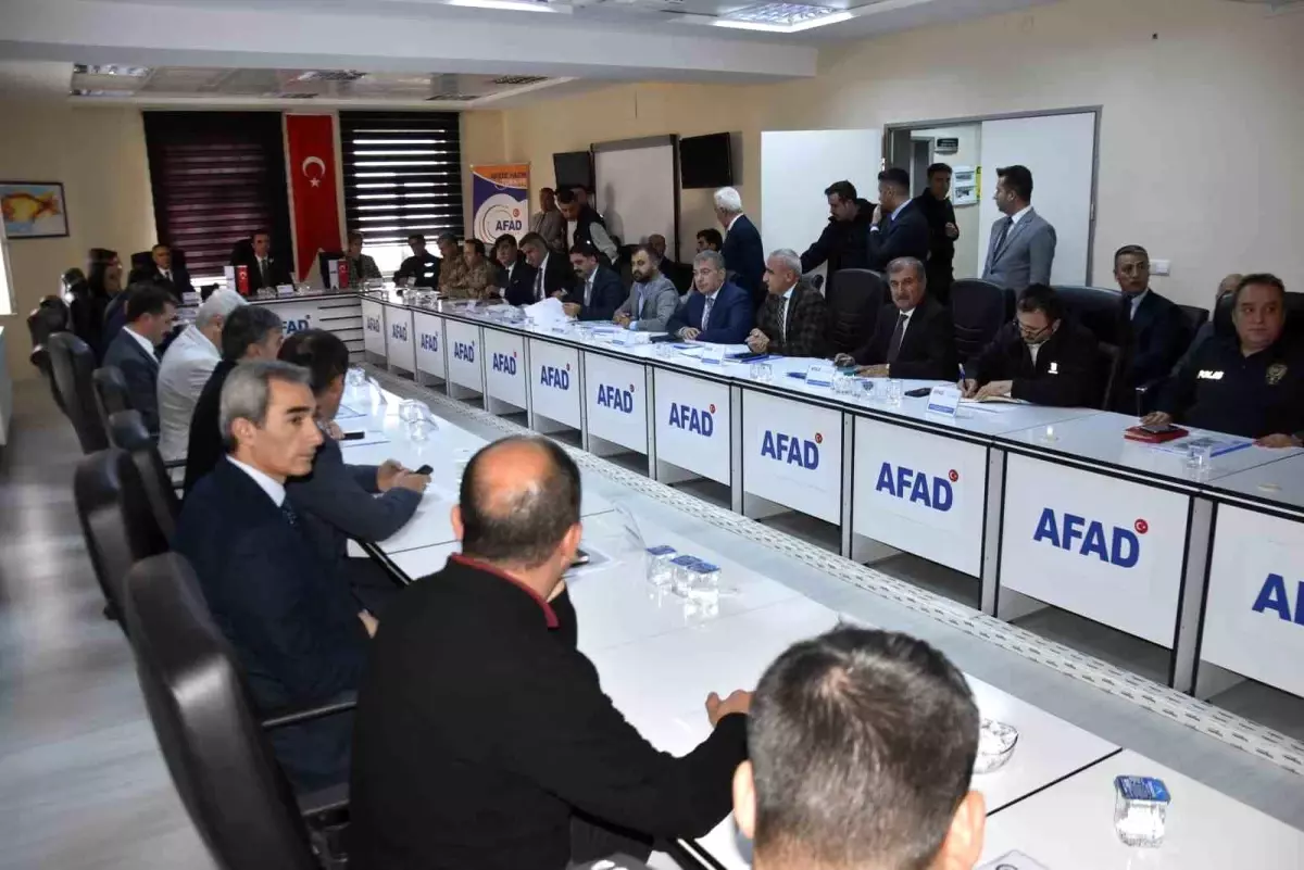 Kış Öncesi Afet Koordinasyon Toplantısı Yapıldı