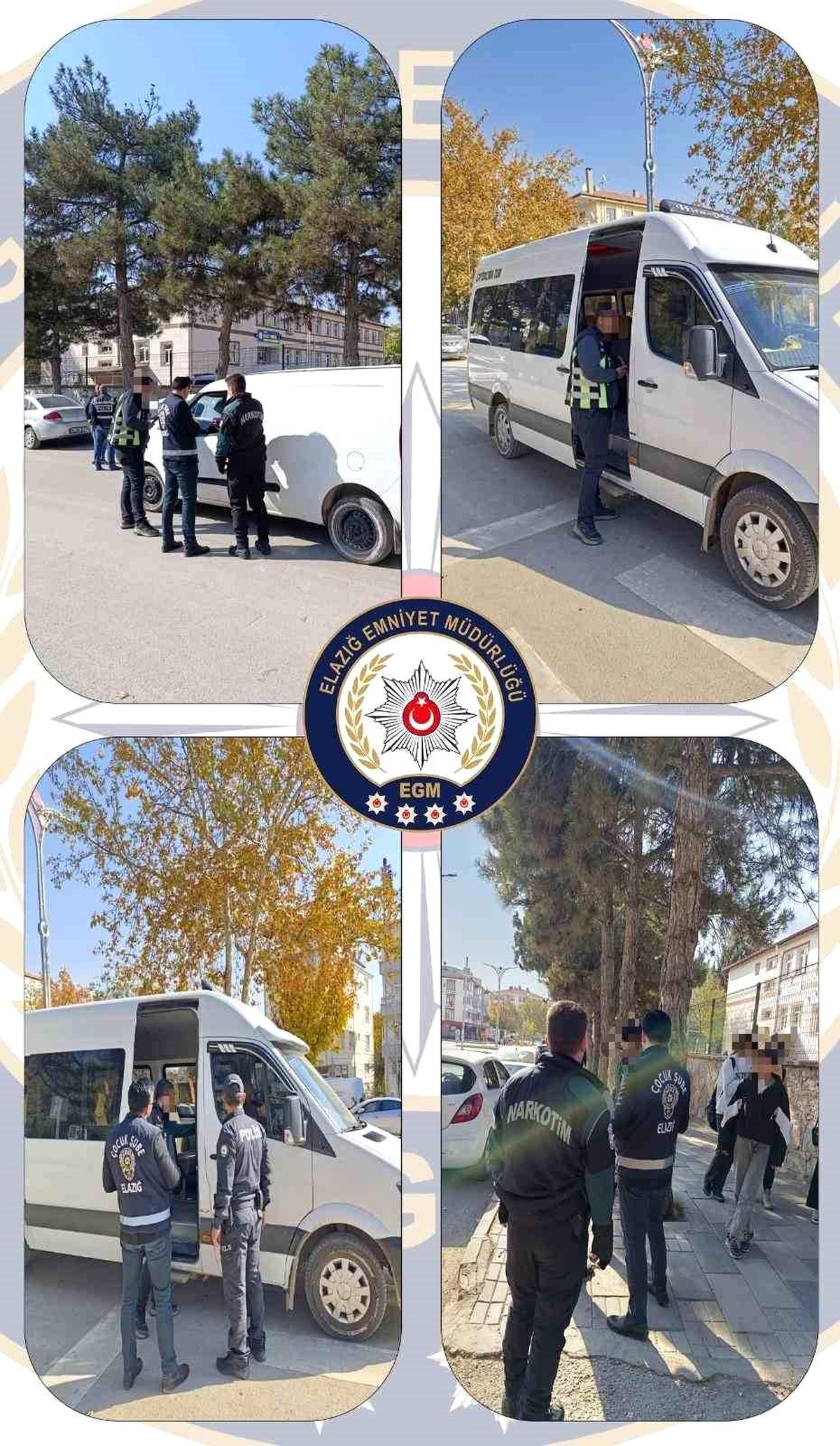 Elazığ\'da Okul Önlerinde Asayiş Uygulaması