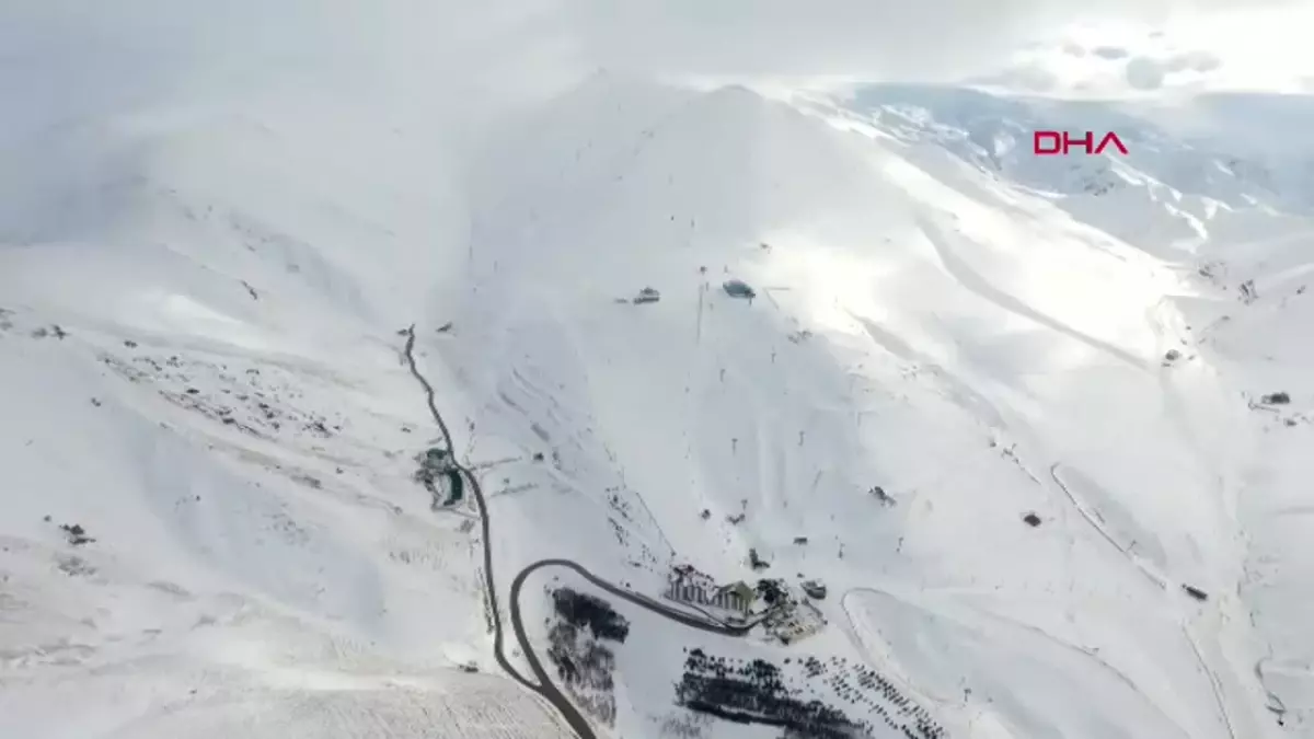 ERZURUM Konaklı ve Palandöken kayak sezonuna hazır