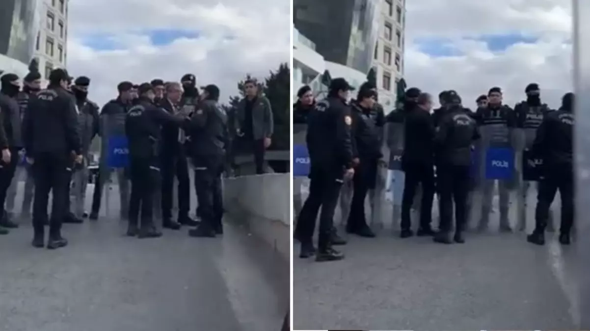 Esenyurt Belediye Binasında CHP\'li Vekile Polis Engeli