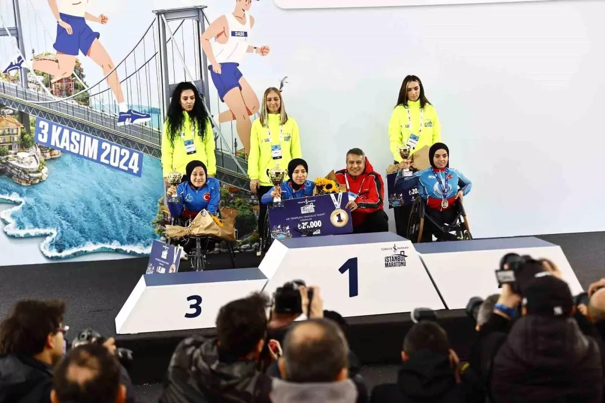 46. İstanbul Maratonu\'nda Bağcılar Belediyesi Engelli Atletleri Zirvede