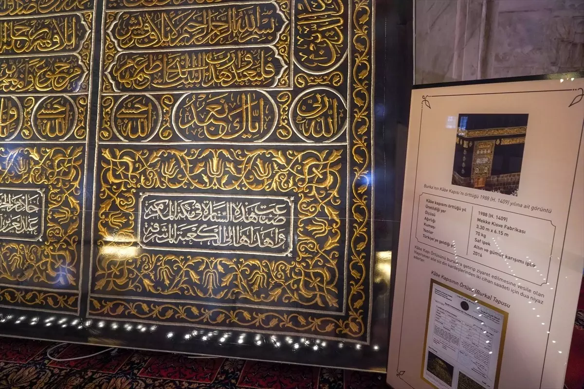 Edirne\'de Kabe Kapı Örtüsü Sergisi