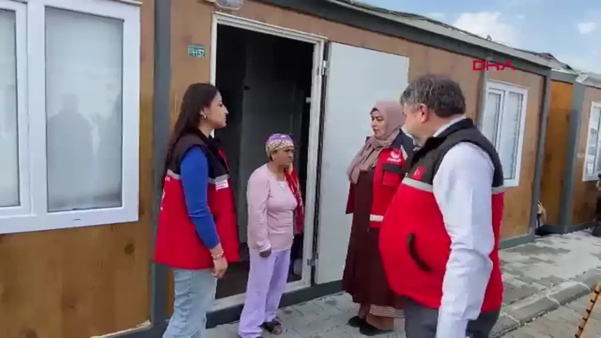 Evsiz Kadın Konteyner Evde