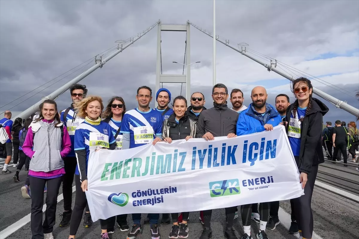 CK Enerji, İstanbul Maratonu\'nda Eğitim İçin Koştu