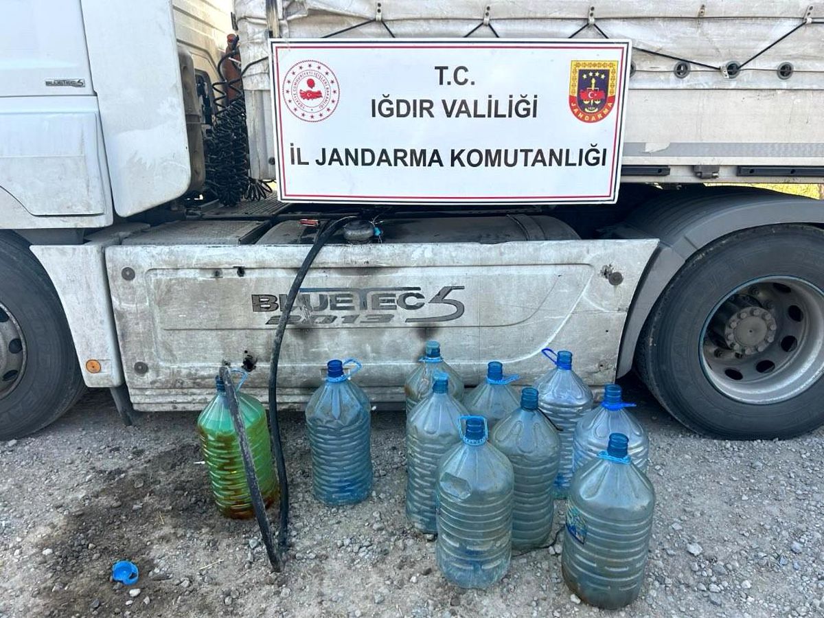 Iğdır\'da Akaryakıt Kaçakçıları Yakalandı