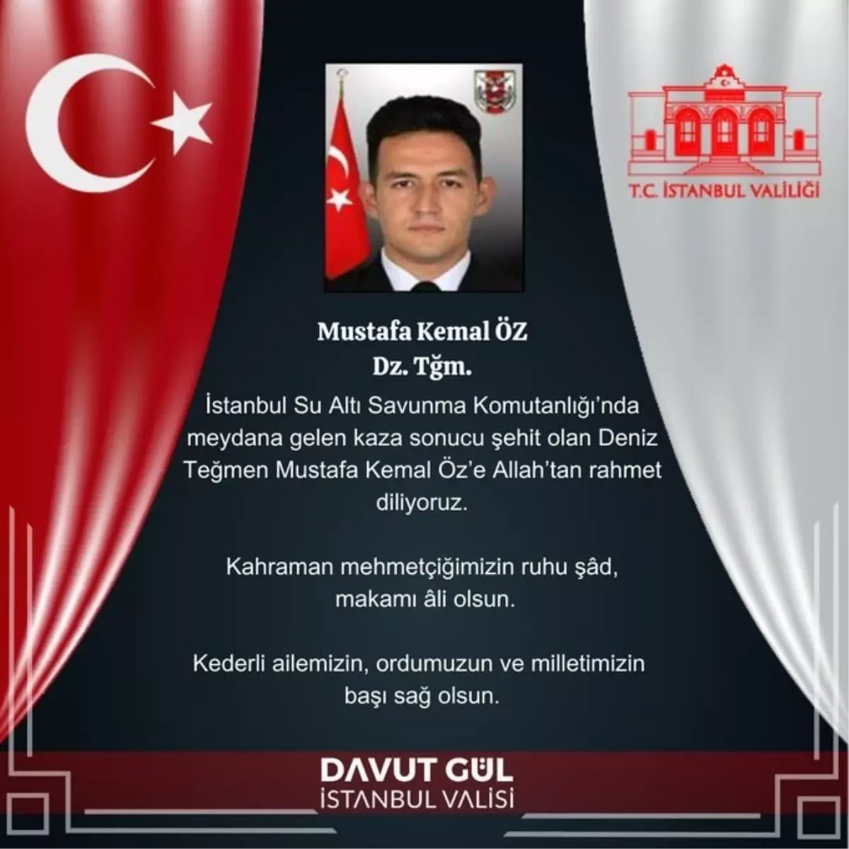 Su Altı Savunma Komutanlığı\'nda Şehit Deniz Teğmen