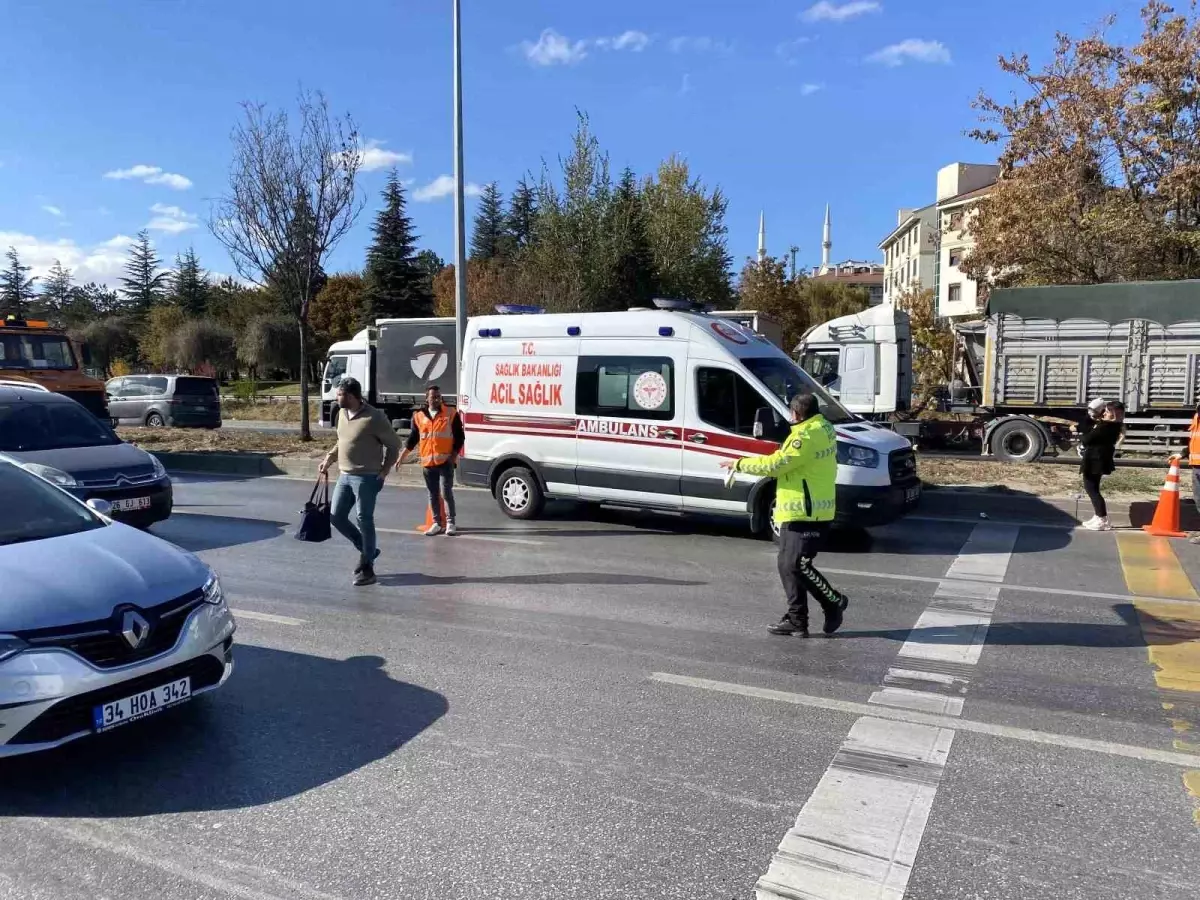 Eskişehir-Ankara yolunda yaya kazası