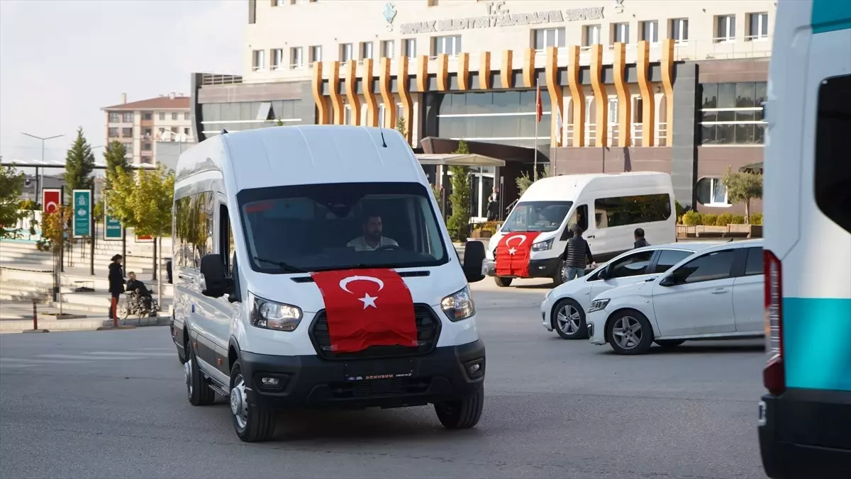 Şırnak\'a 8 Yeni Minibüs