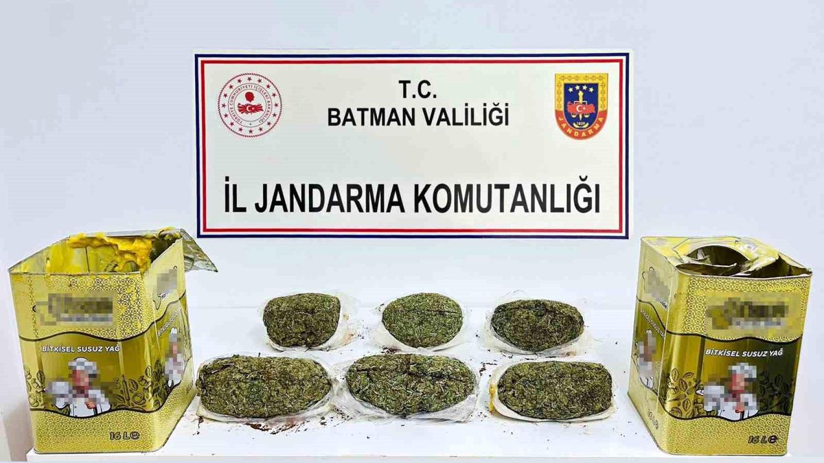 Batman\'da 5.8 kg Esrar Ele Ge geçirildi
