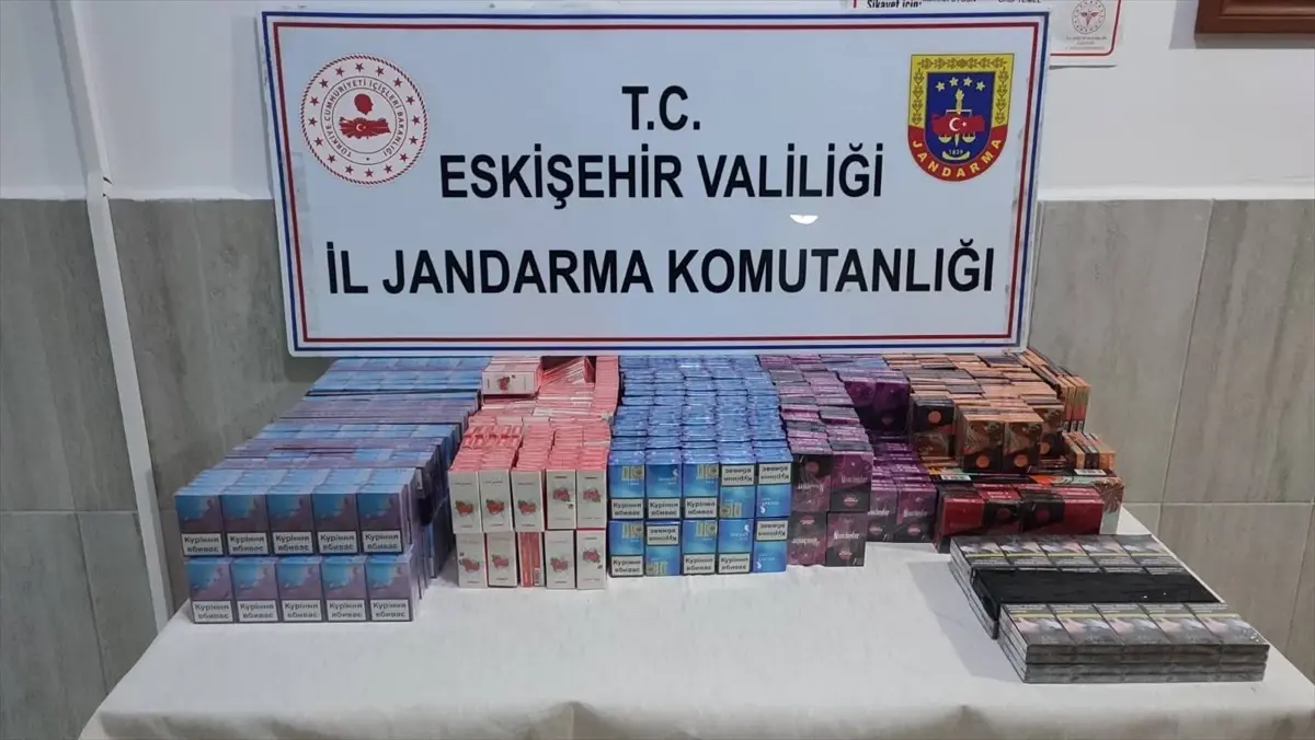 Eskişehir\'de Kaçak Sigara Operasyonu