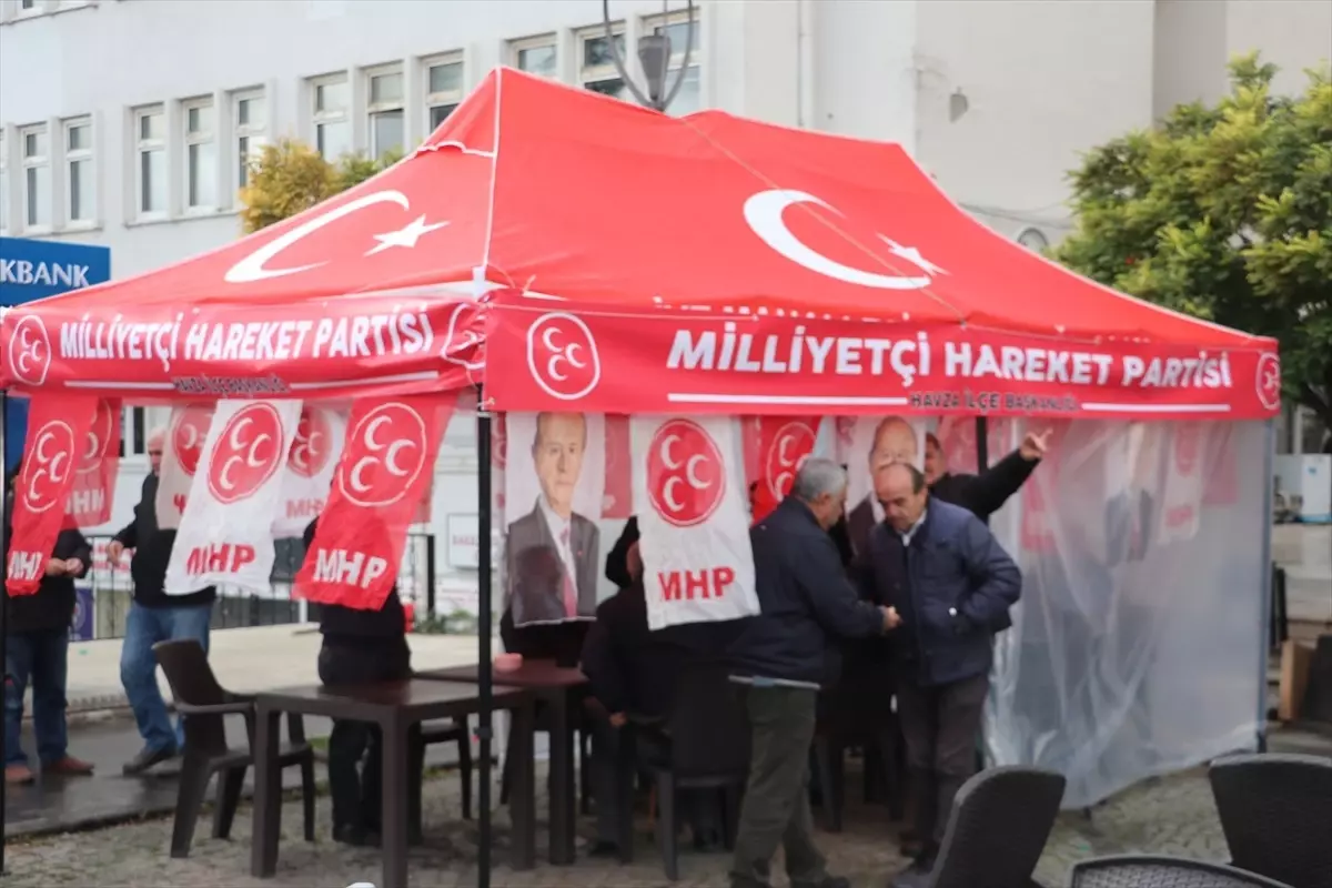 MHP Havza\'da Üye Kayıt Standı Açtı