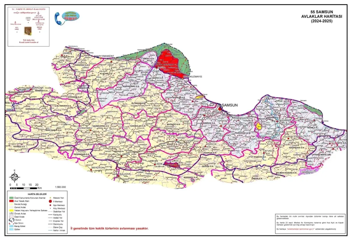 Samsun\'da Avlanma Pulu Geliri 1.69 Milyon TL