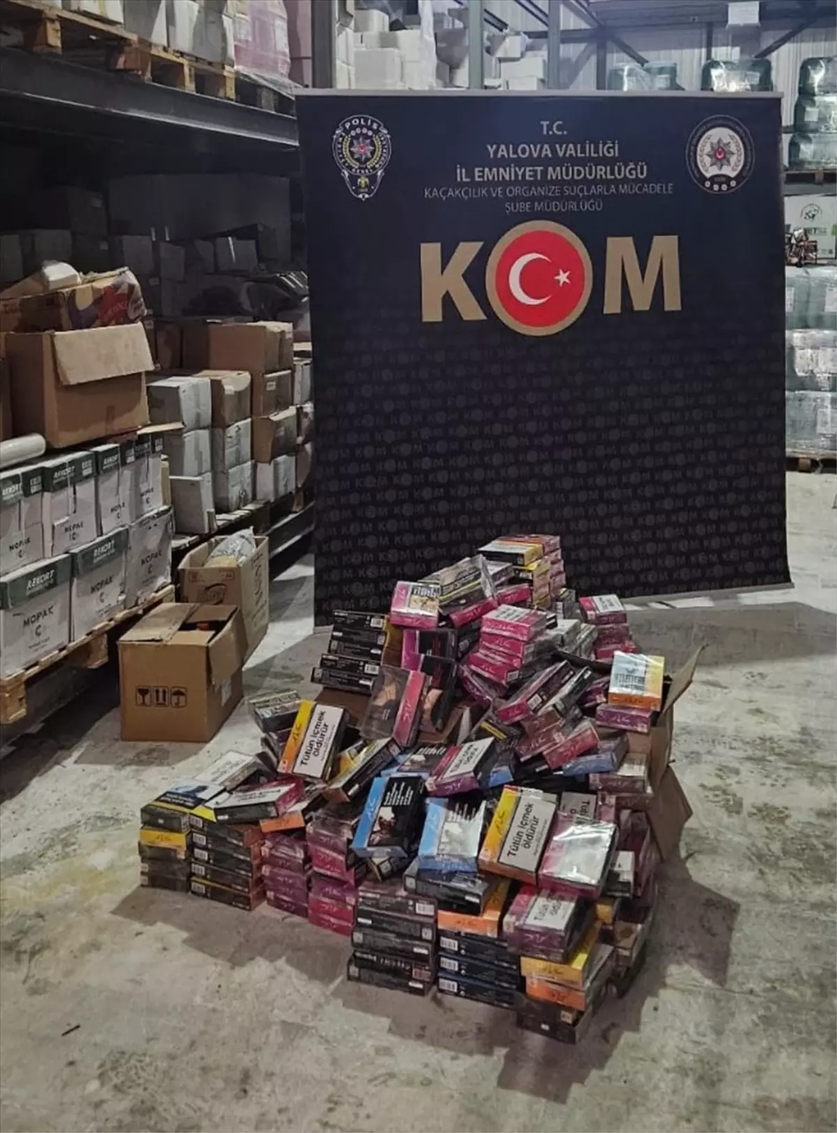 Yalova\'da 4 Ton Kaçak Tütün, 4 Bin Litre Sahte Zeytinyağı Ele Geçirildi