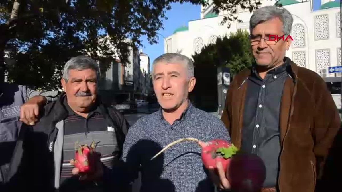 Trump\'ın Zaferine Antalya\'da Turp ve Ejder Meyvesi Dağıtıldı