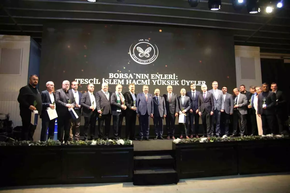 Bursa Ticaret Borsası 100. Yılını Görkemli Törenle Kutladı