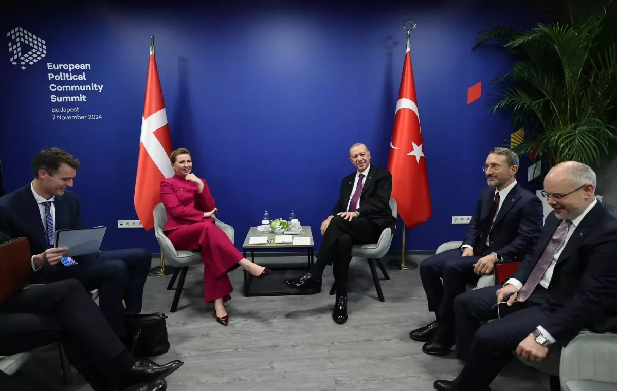 Cumhurbaşkanı Erdoğan, Danimarka Başbakanı Frederiksen ile Görüştü