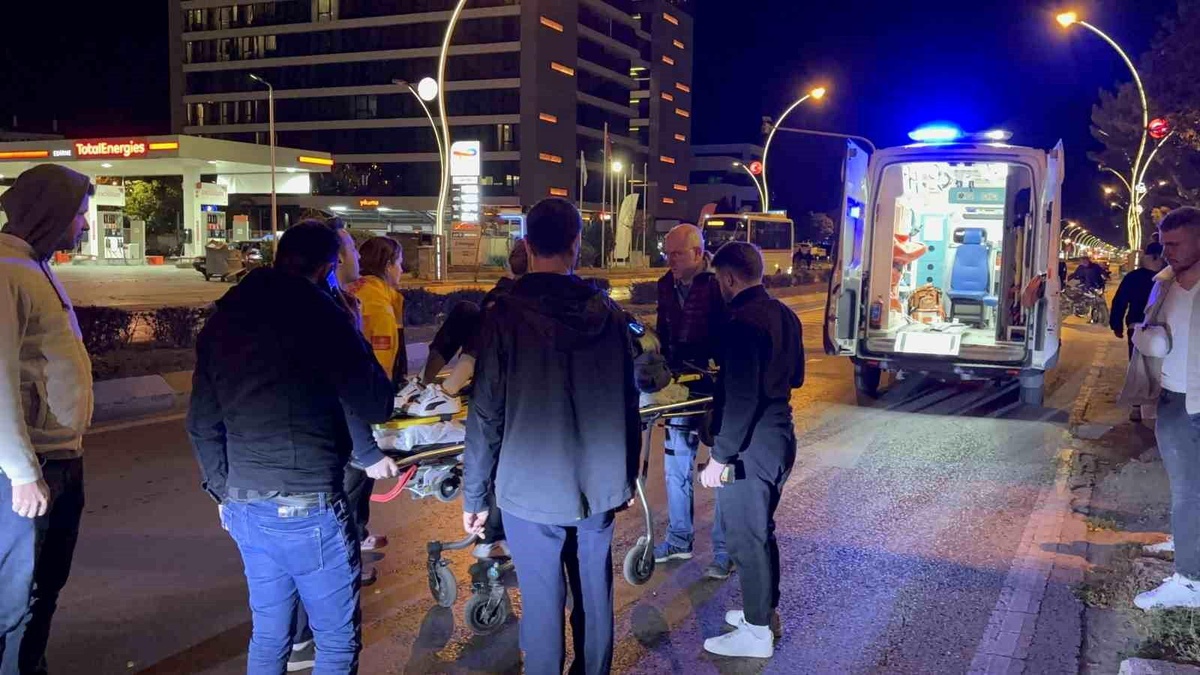 Motosiklet Kazasında Yaralı