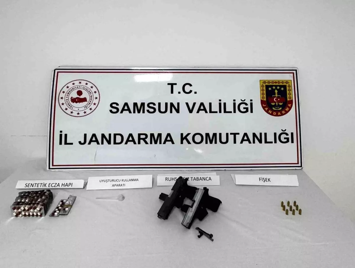 Samsun\'da Silah ve Uyuşturucu Operasyonu