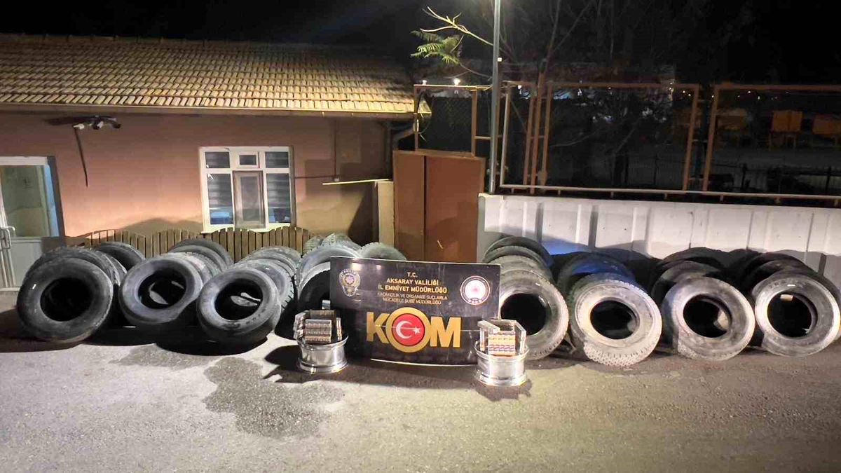 Aksaray\'da Kaçak Ürün Operasyonu