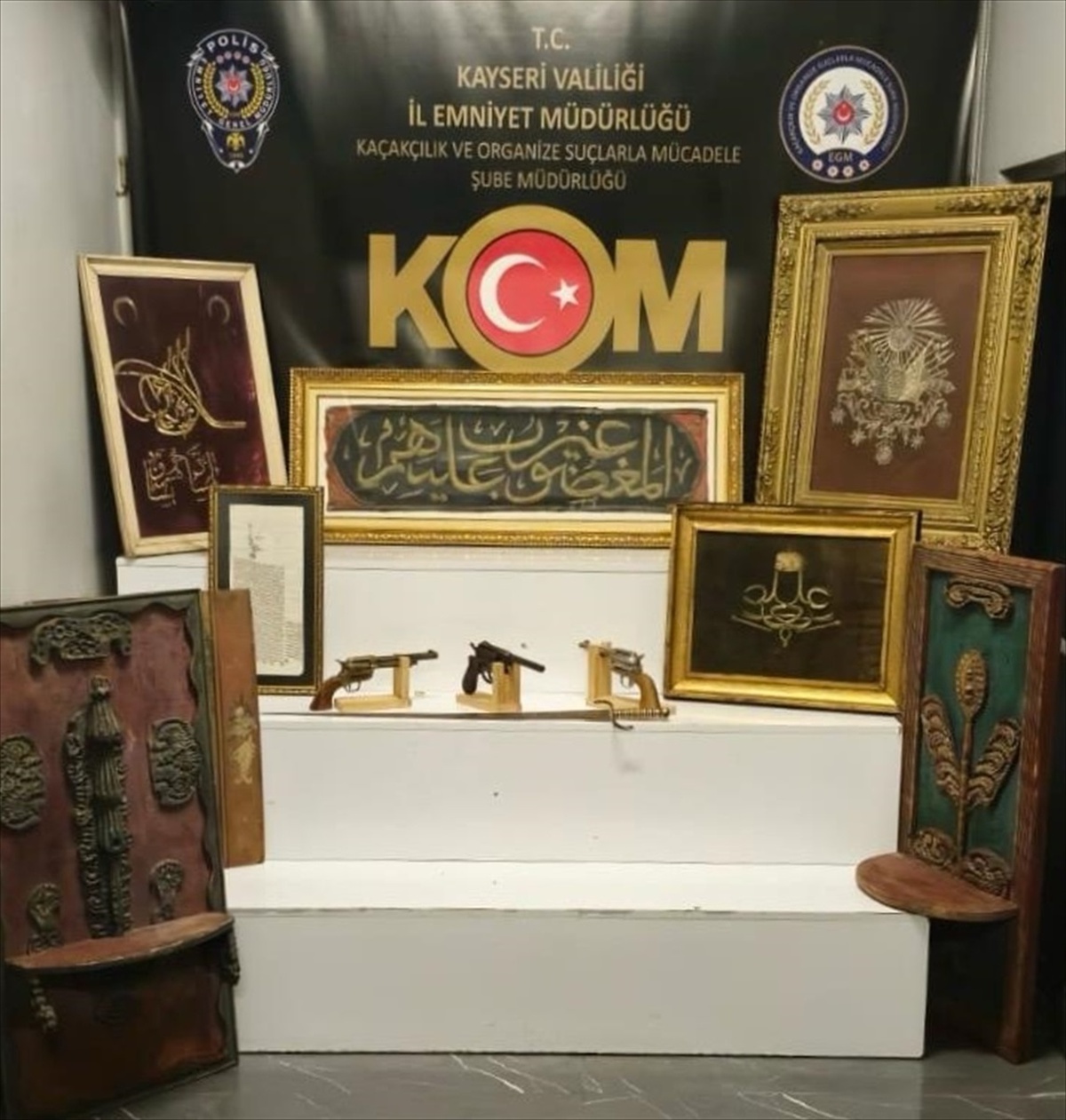 Kayseri\'de tarihi eser kaçakçılığı operasyonu