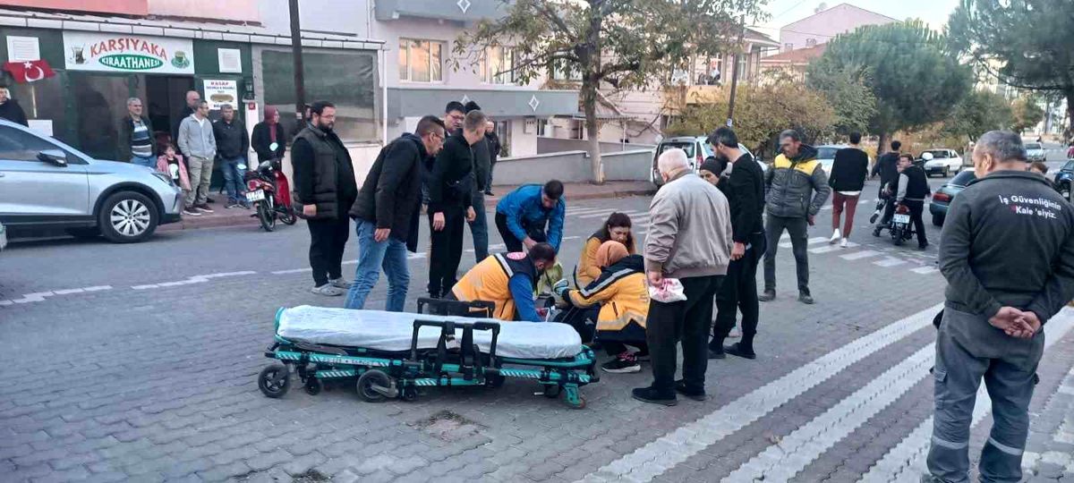 Çan\'da Motosiklet Kazası: Sürücü Yaralandı