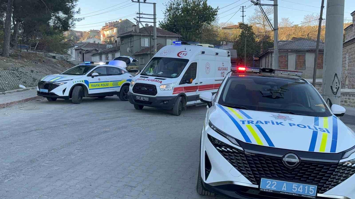 Edirne\'de Trafik Kazası: 2 Yaralı
