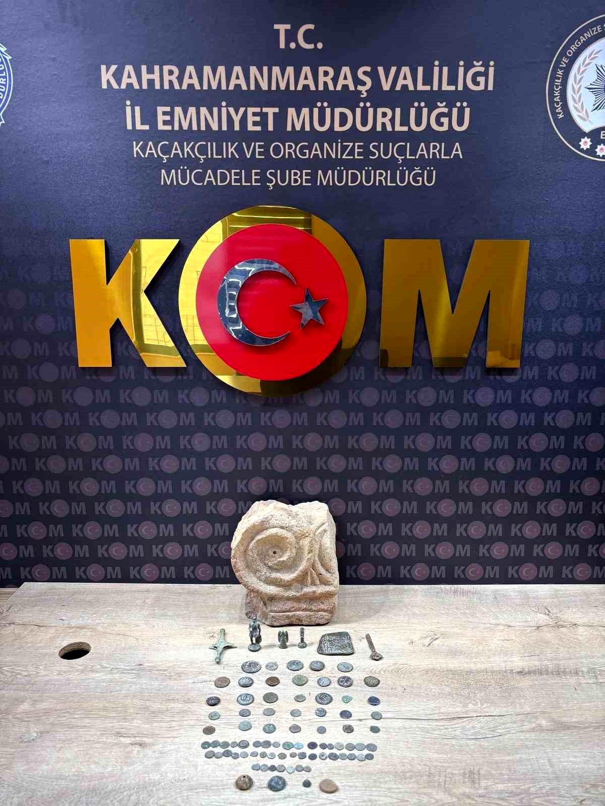 Kahramanmaraş\'ta Kaçak Tarihi Eser Operasyonu