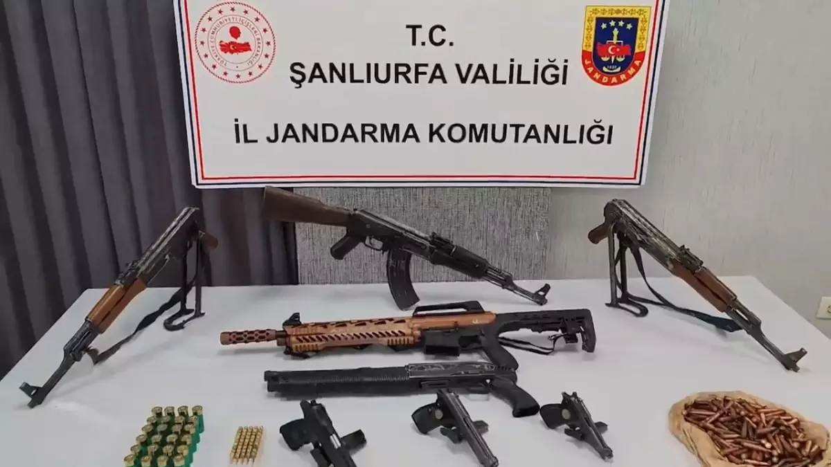 Şanlıurfa\'da Silah Kaçakçılarına Operasyon