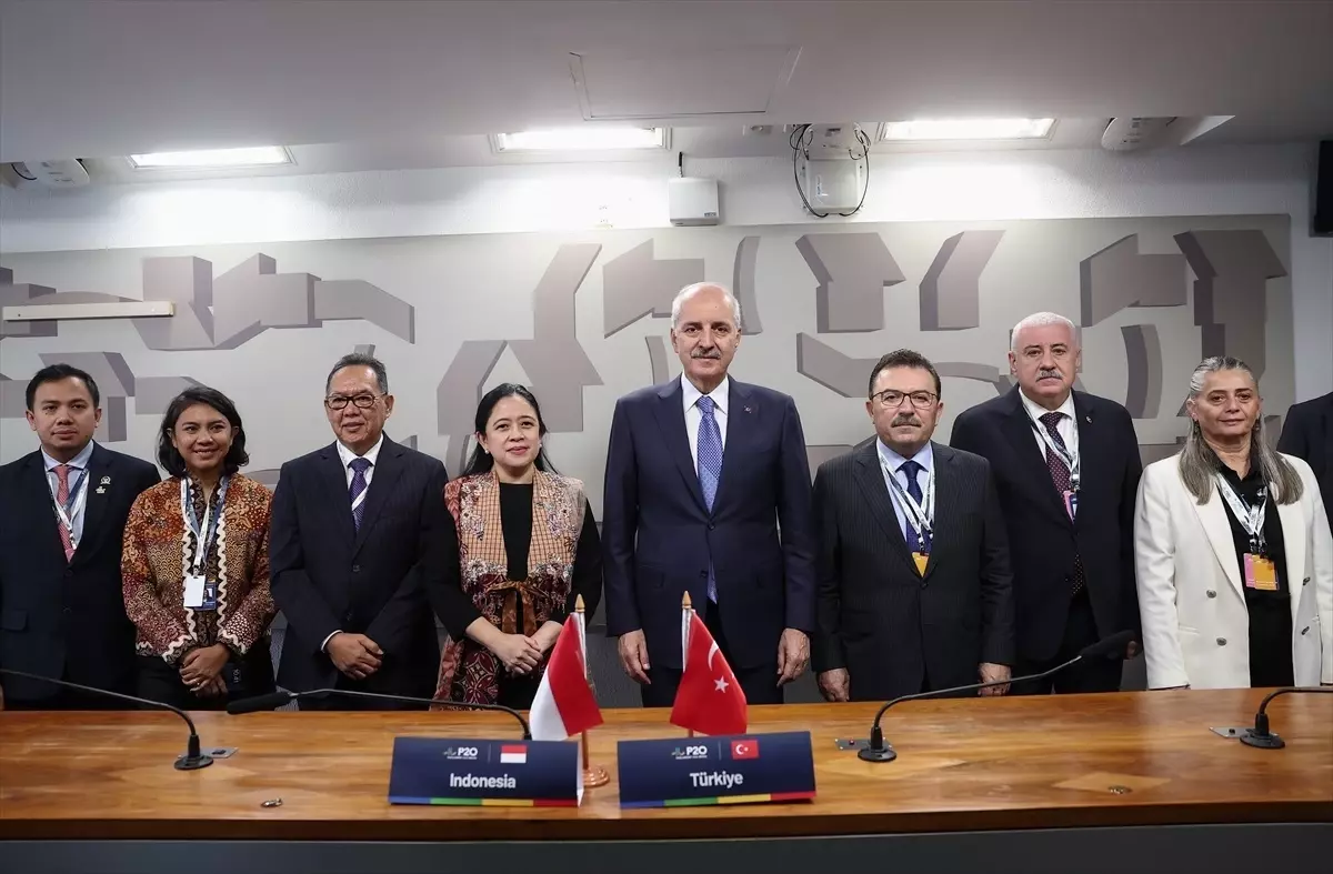 Kurtulmuş, Endonezya Meclis Başkanı ile Görüştü