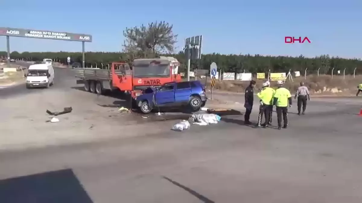 Adana\'da Kaza: Bir Ölü, Bir Yaralı