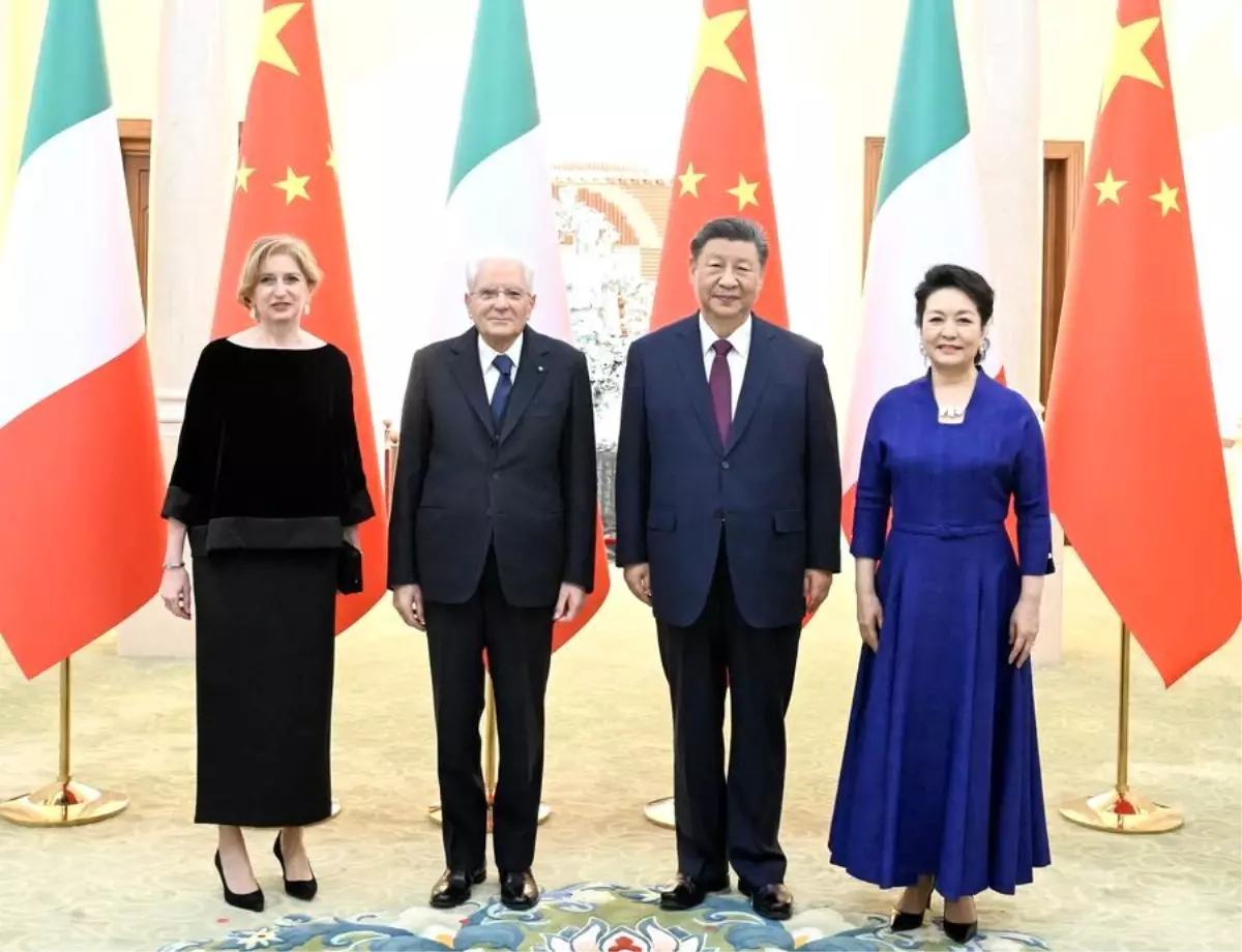 Xi Jinping ve Mattarella\'dan İşbirliği Anlaşmaları