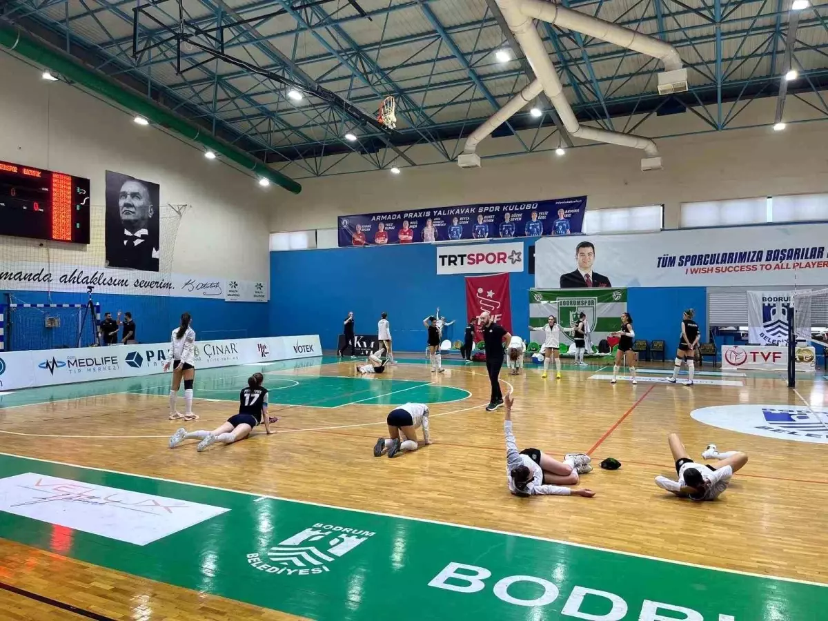 Bozüyük Kadın Voleybol Takımı, Bodrum\'u 3-2 Geçti