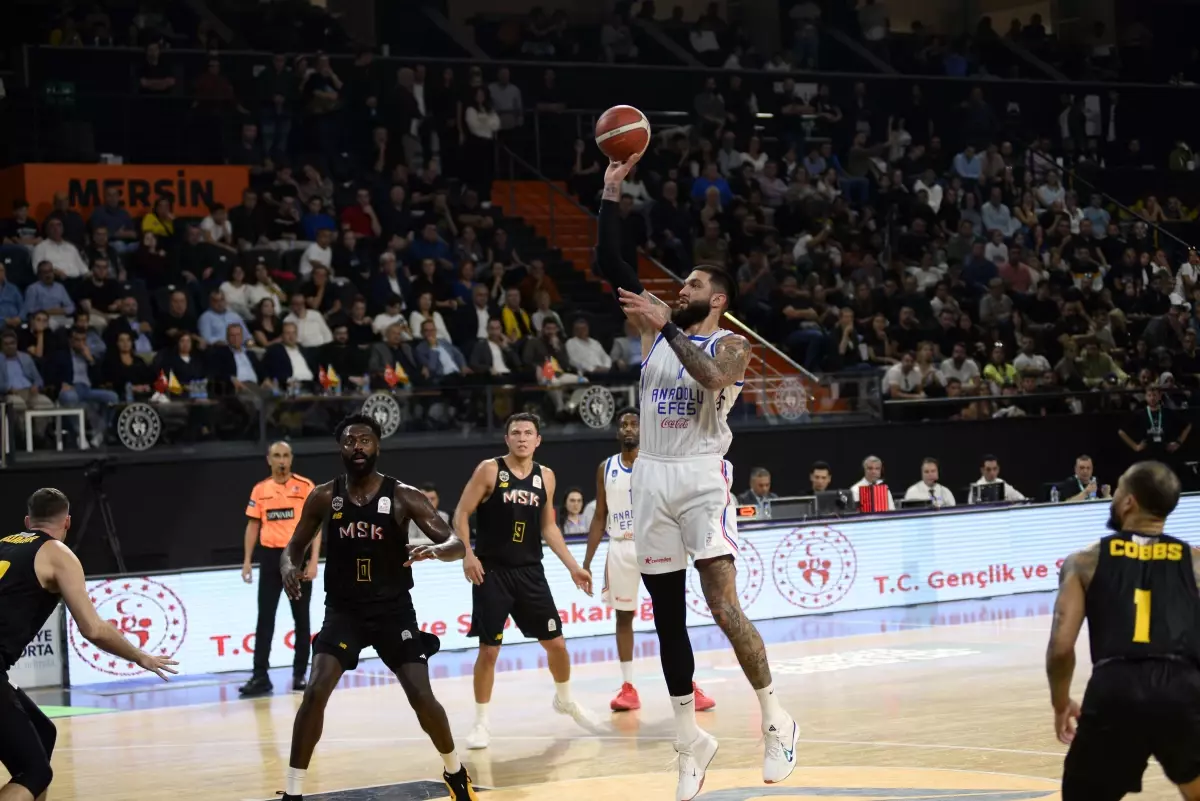 Mersin Spor, Anadolu Efes\'e Yenildi