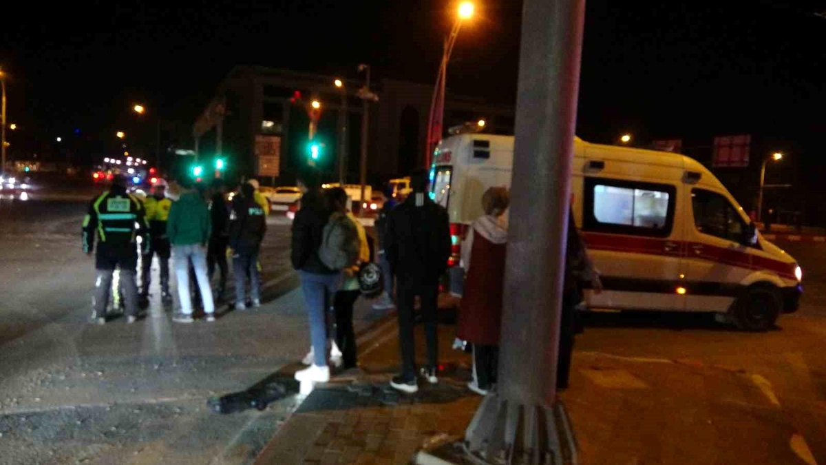 Malatya\'da Motosiklet Kazası